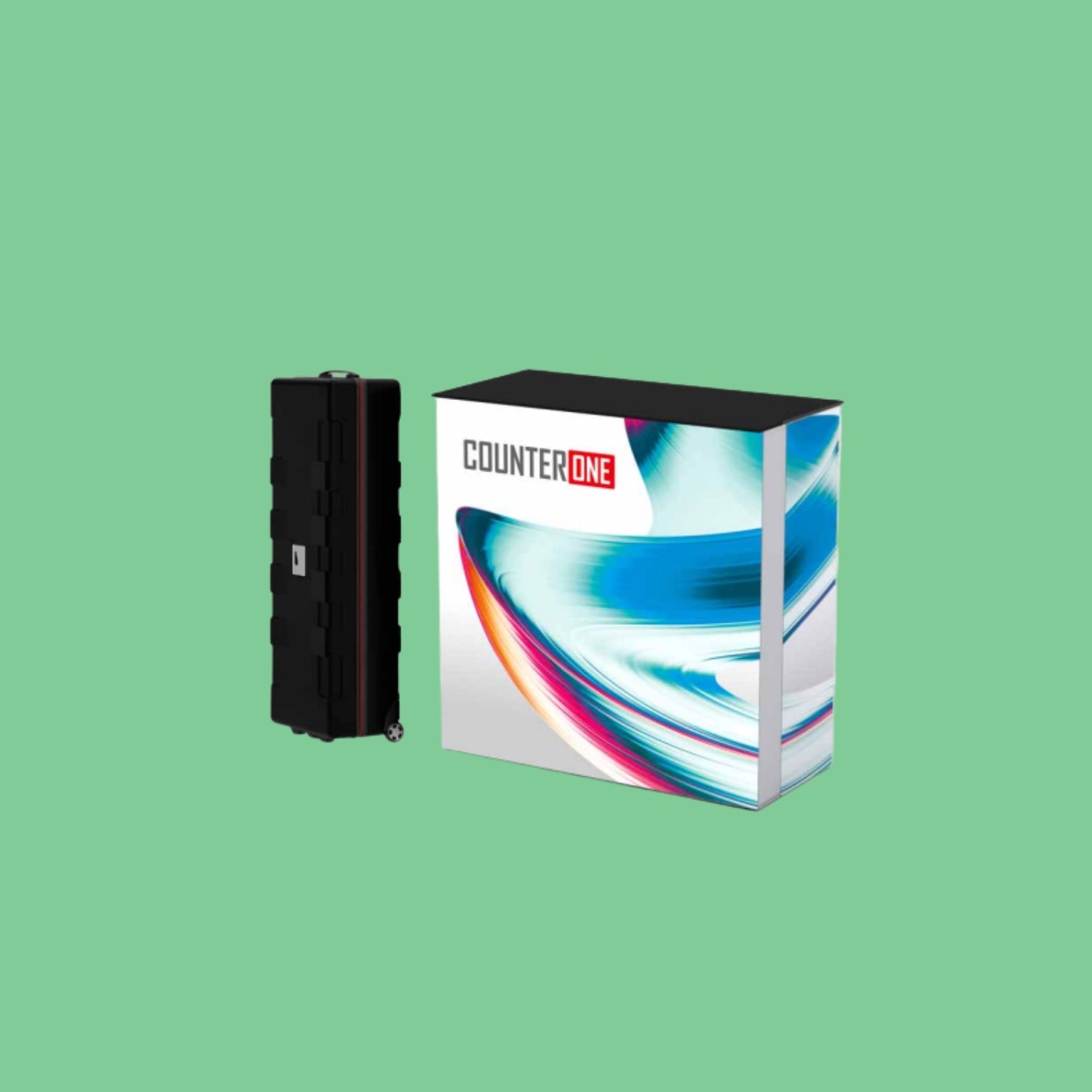 LEDUP COUNTER inkl. Stoff und ABS Transportkoffer