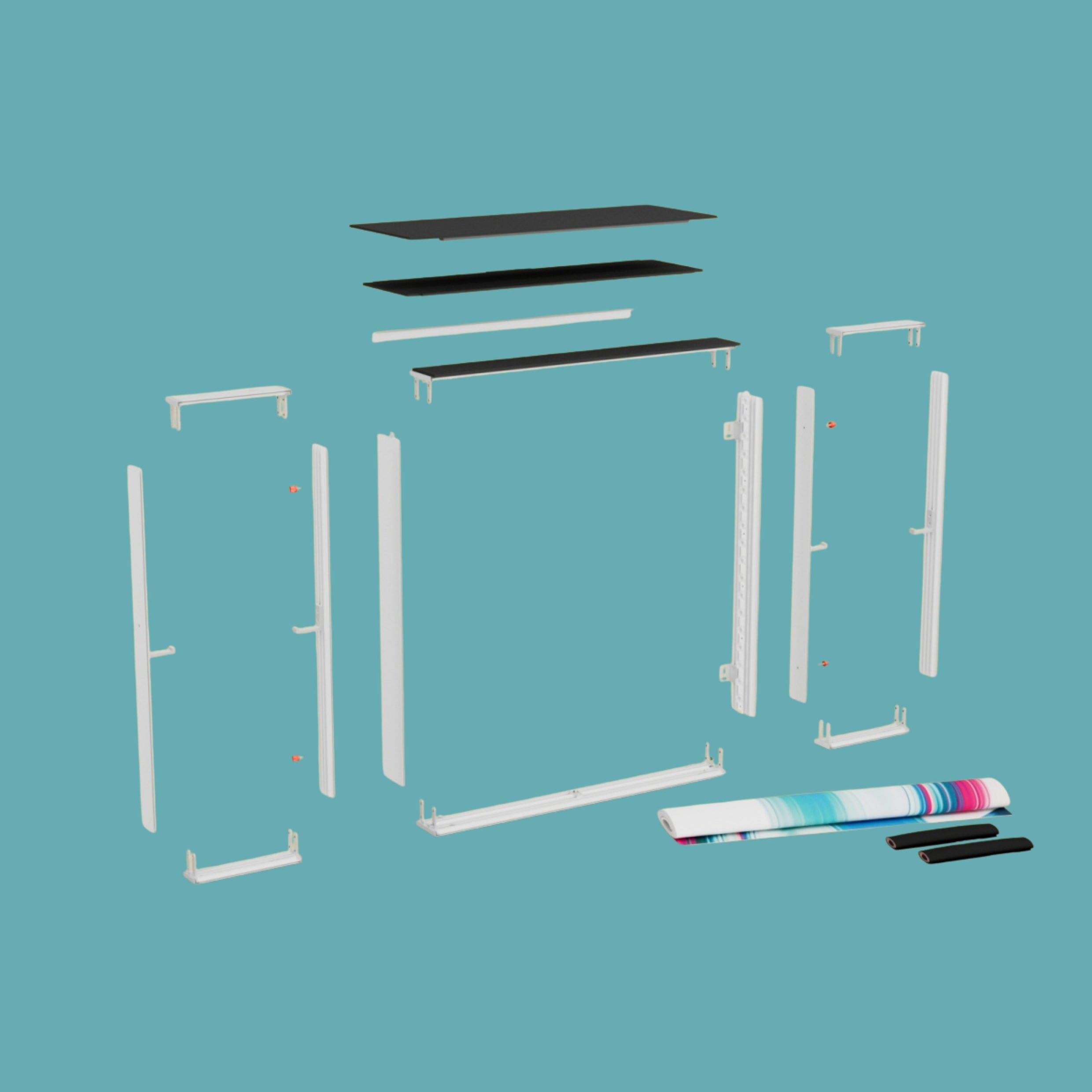 LEDUP COUNTER inkl. Stoff und ABS Transportkoffer