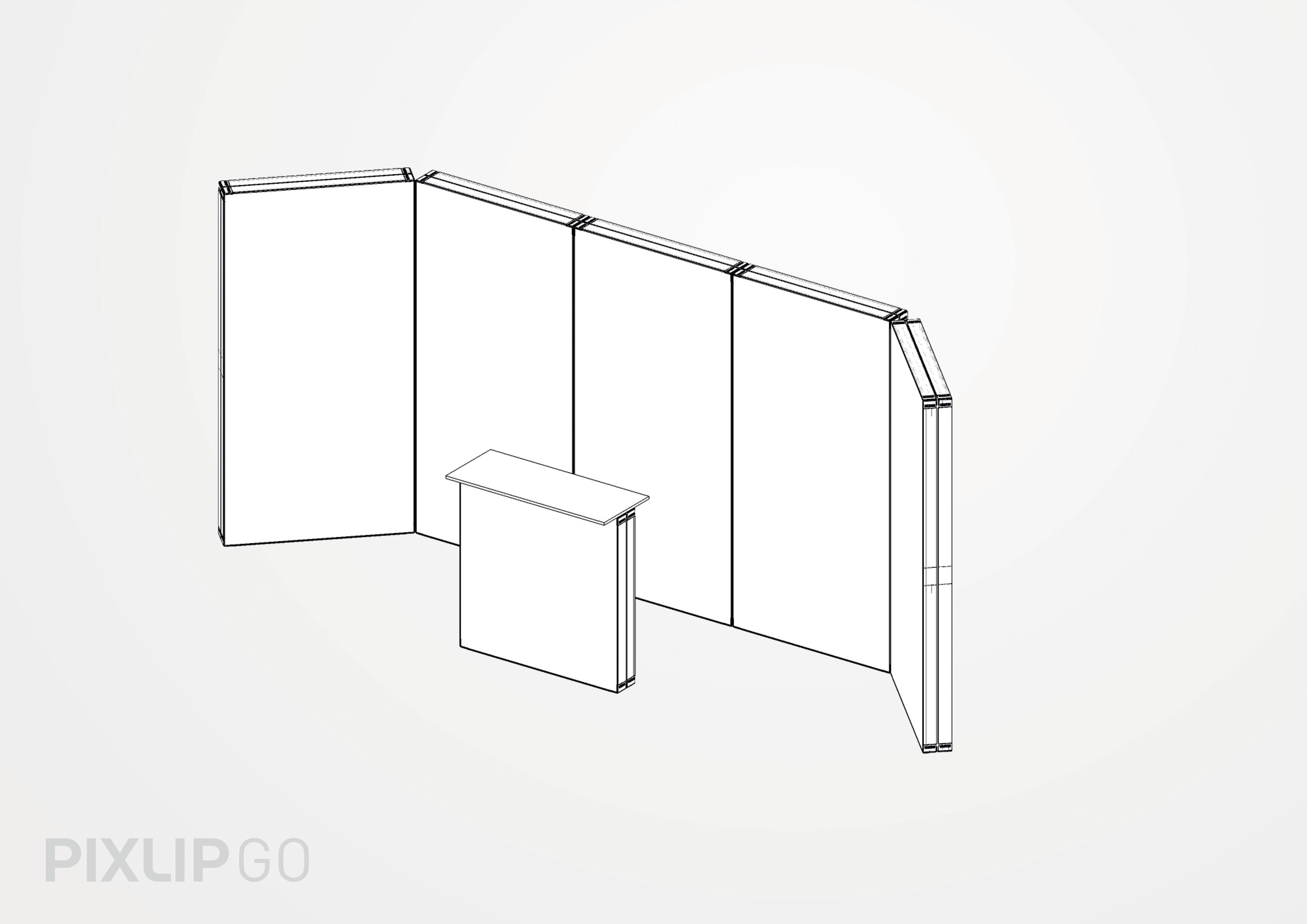 PIXLIP GO Stoffdruck ohne System