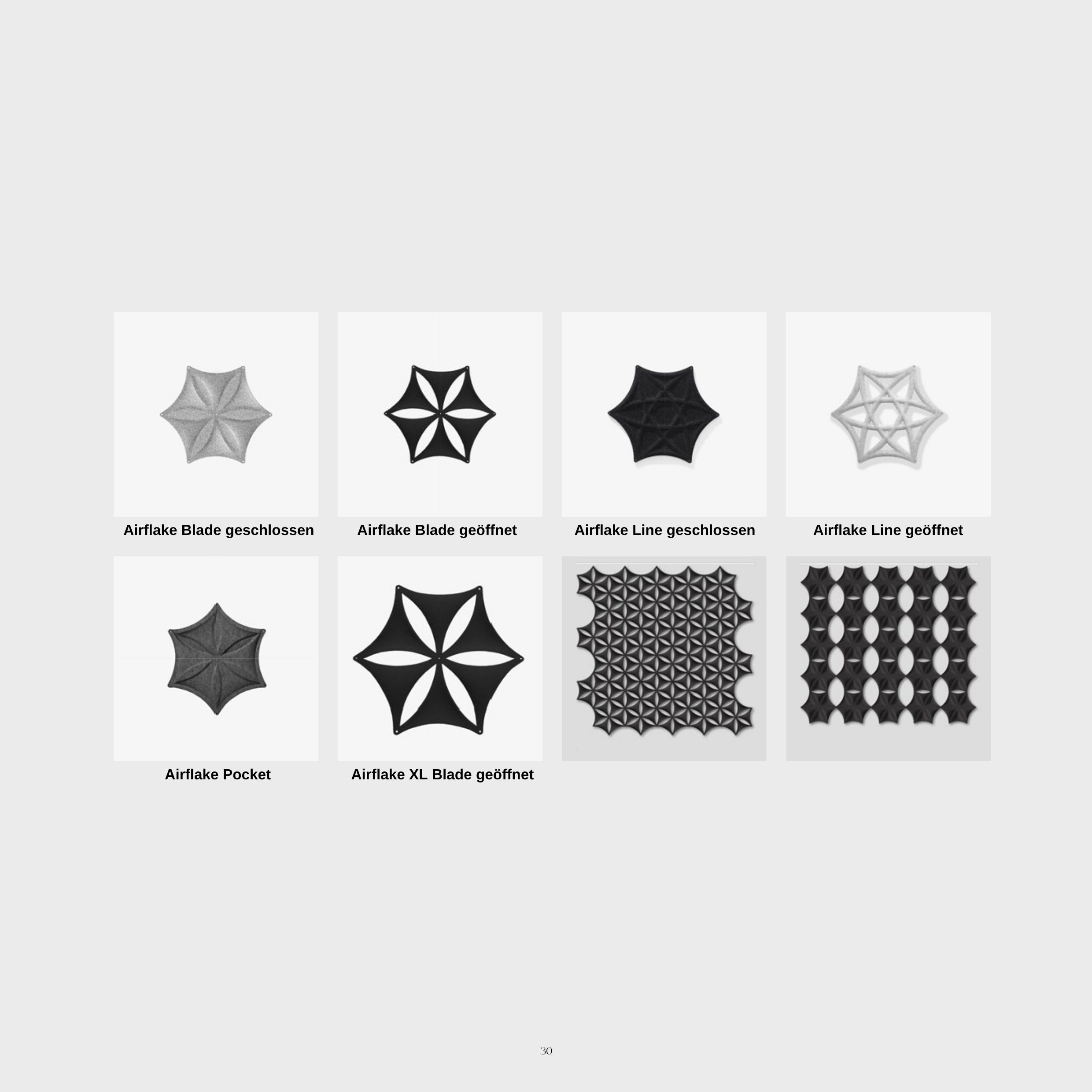 Airflake Akustikmodul – Blade Open (10er-Set)