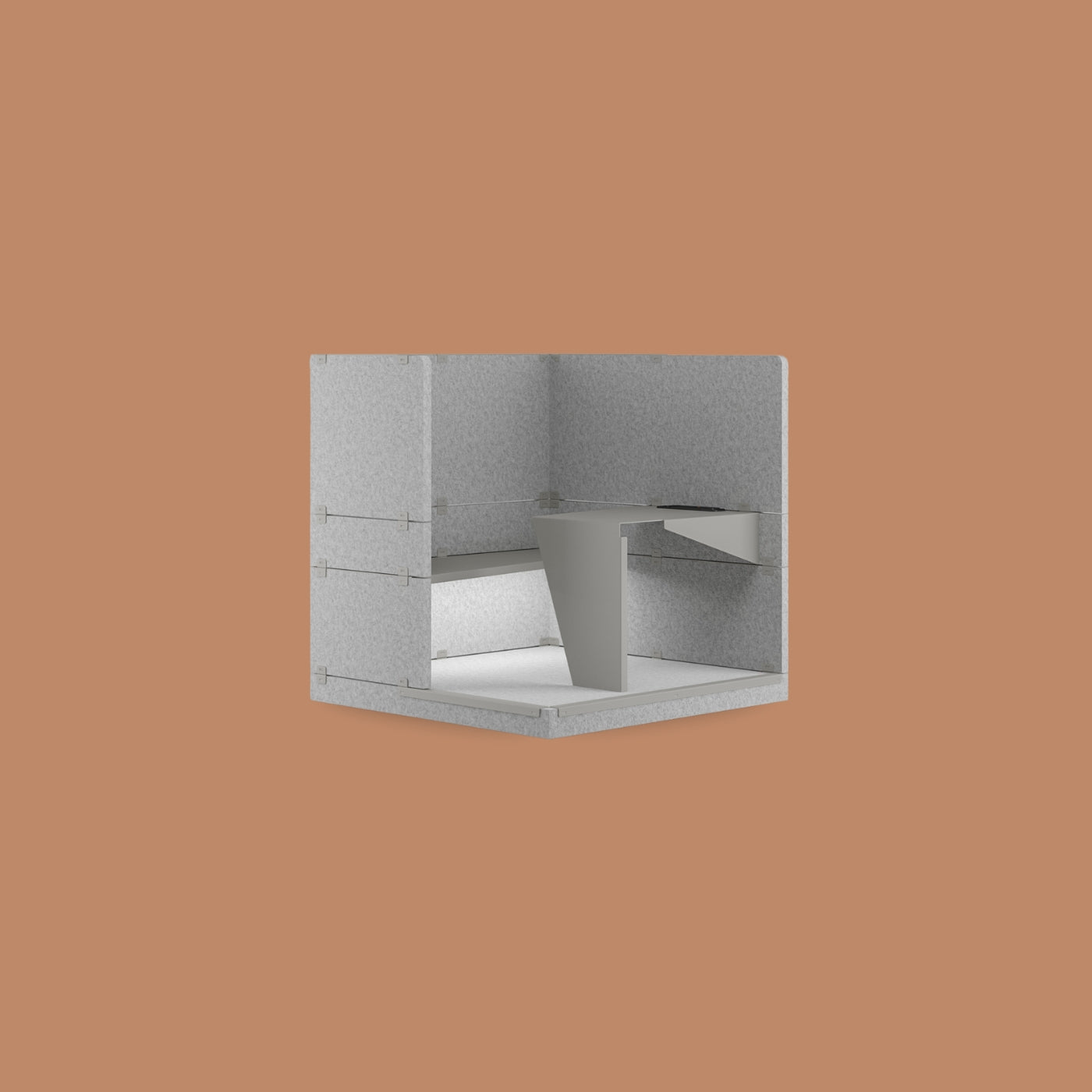 KUHN LAYERS Pod – Rückzugsnische mit integrierter Stromversorgung