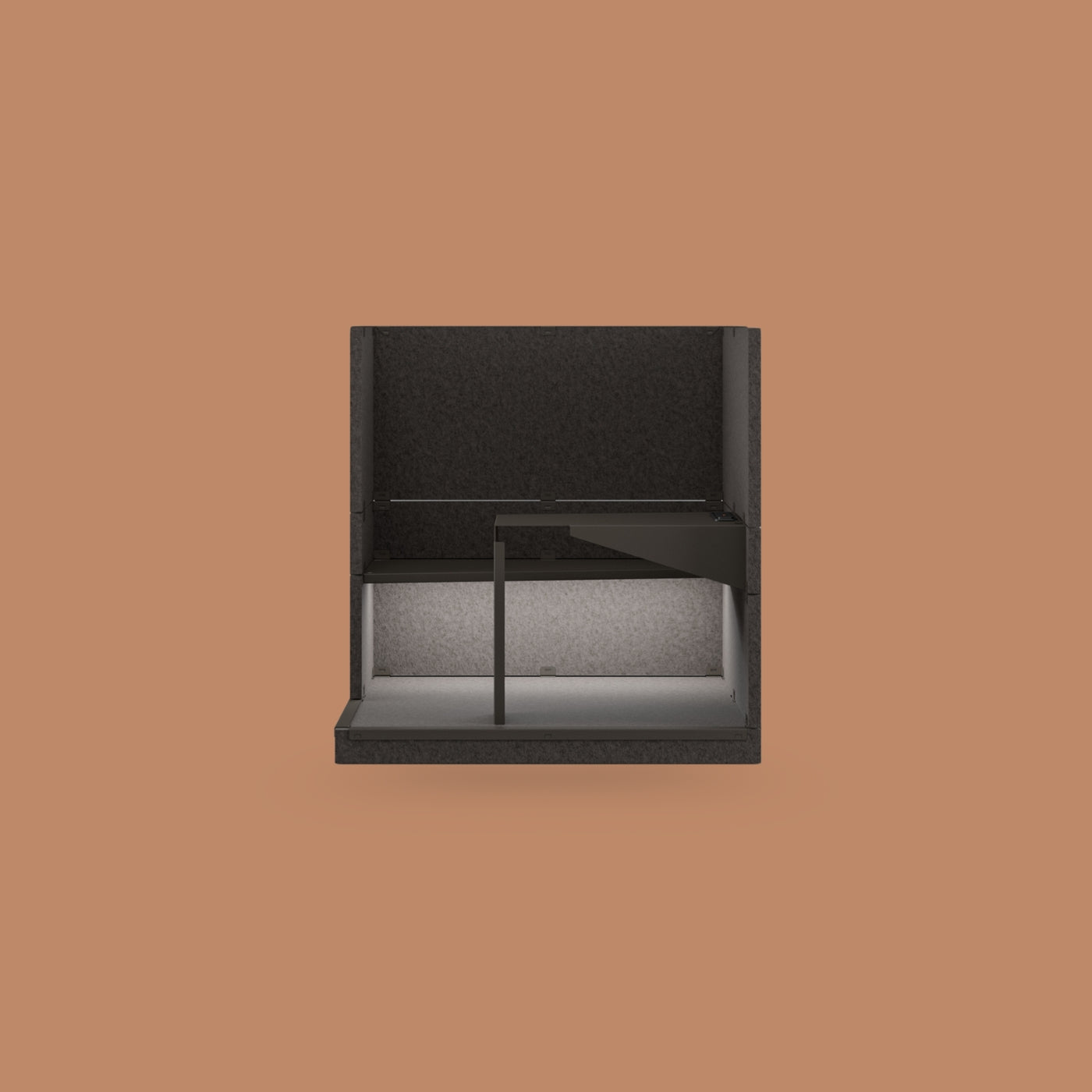 KUHN LAYERS Pod – Rückzugsnische mit integrierter Stromversorgung