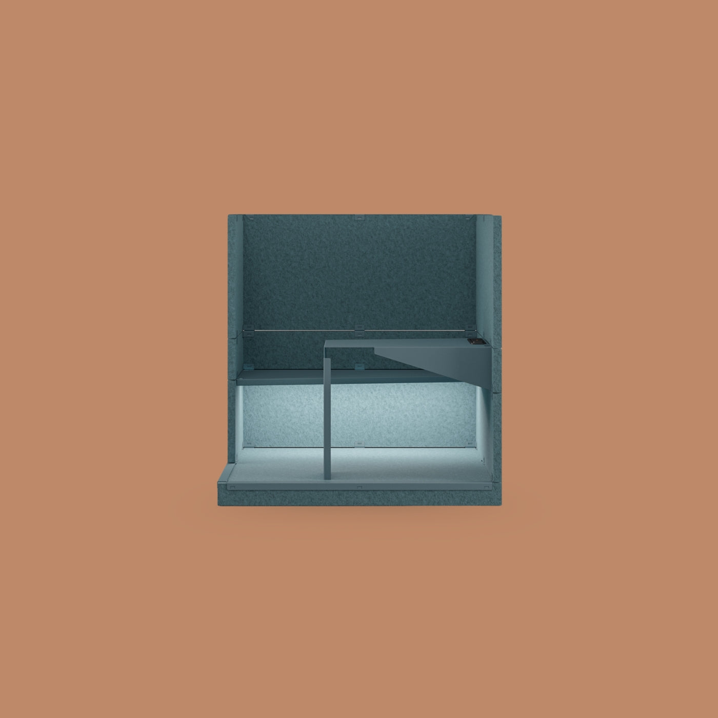 KUHN LAYERS Pod – Rückzugsnische mit integrierter Stromversorgung