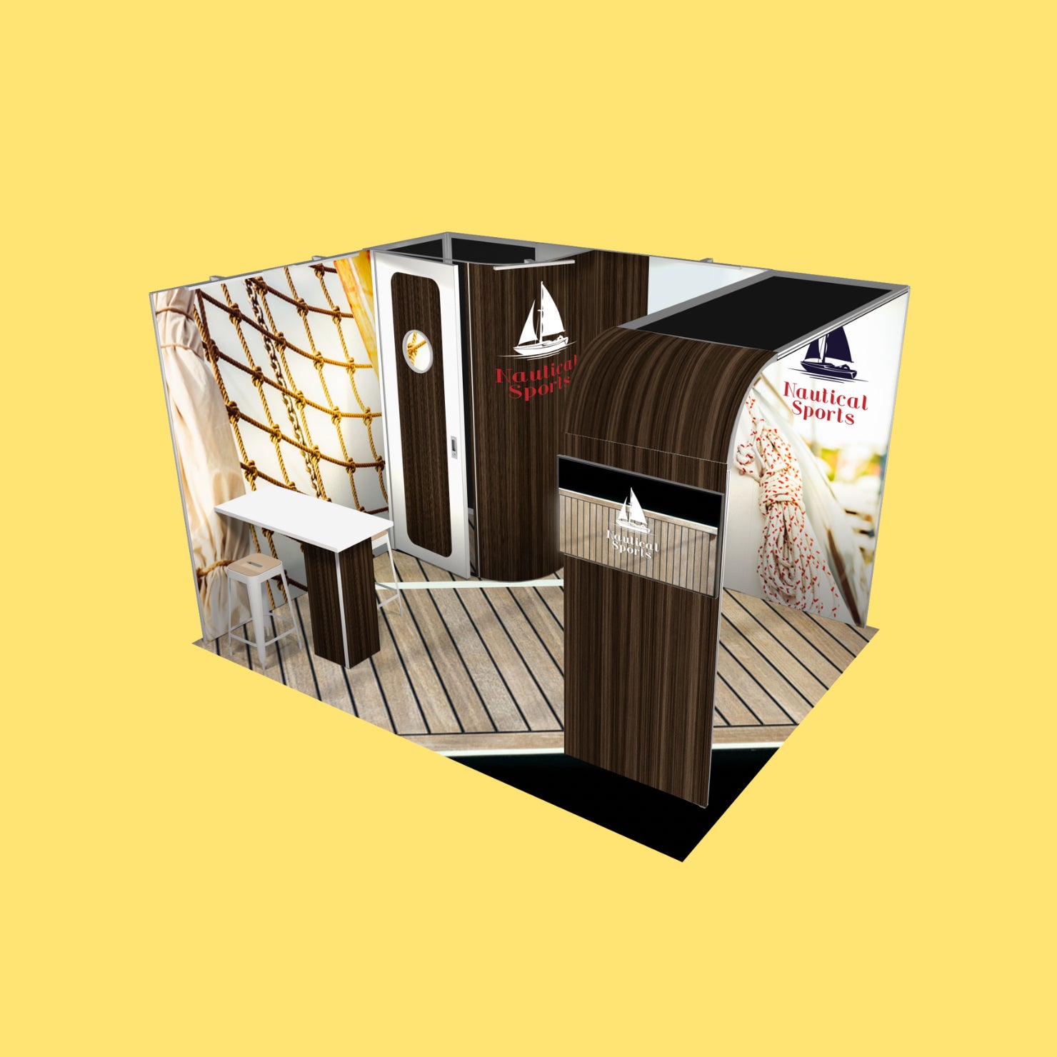 H-Line Panoramic Messestand – HM-Stand 31