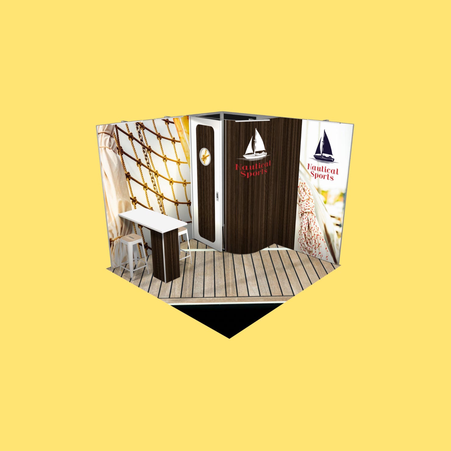H-Line Panoramic Messestand – HM-Stand 31