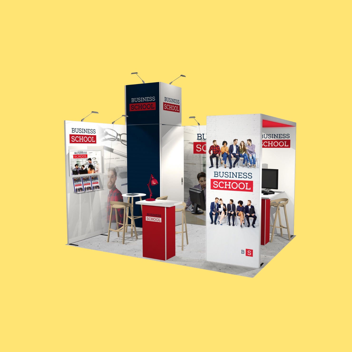 H-Line Panoramic Messestand – HM-Stand 33