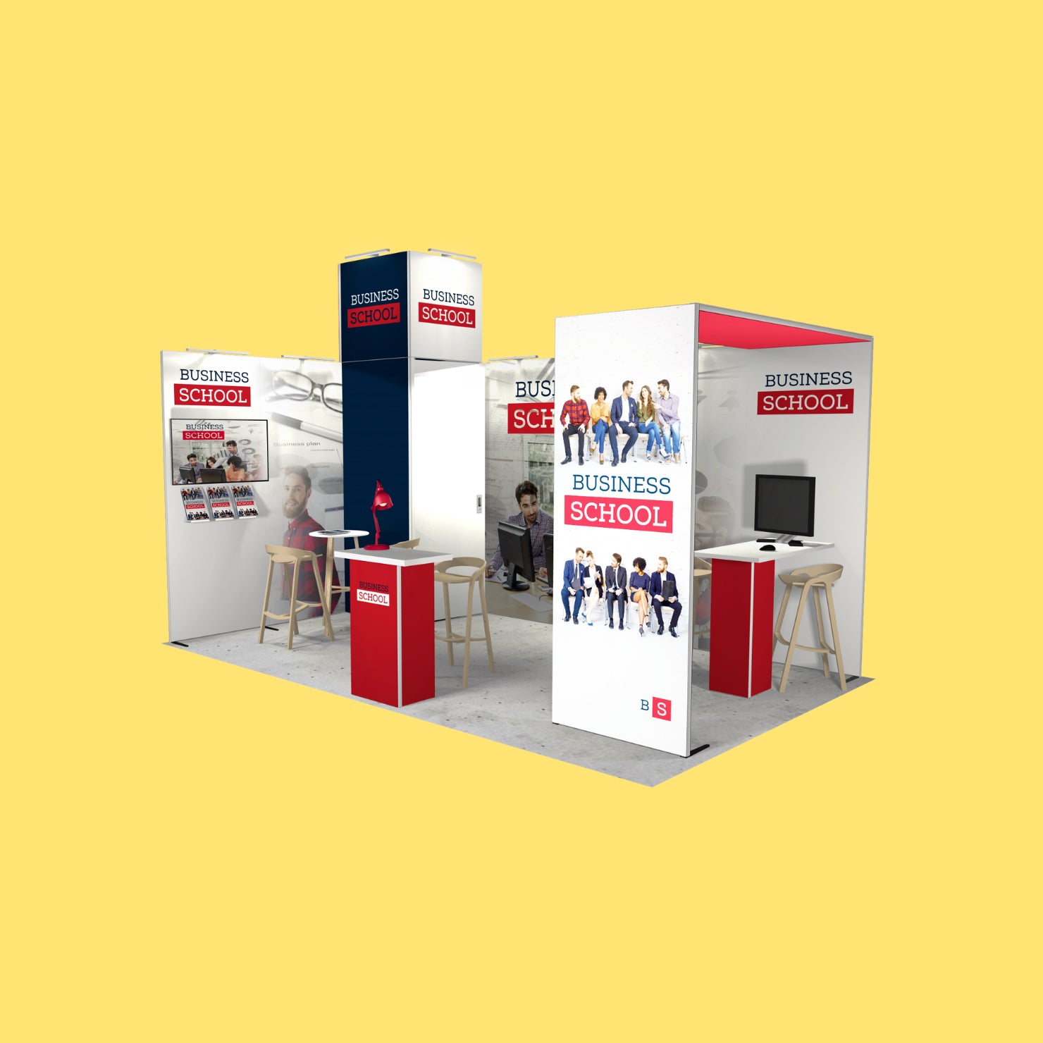 H-Line Panoramic Messestand – HM-Stand 33