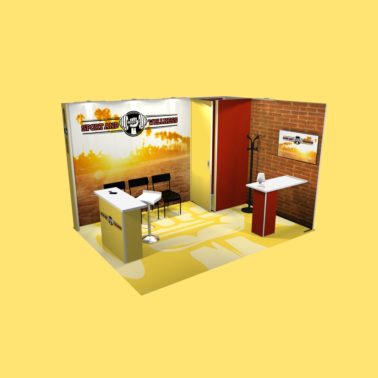 H-Line Panoramic Messestand – HM-Stand 34