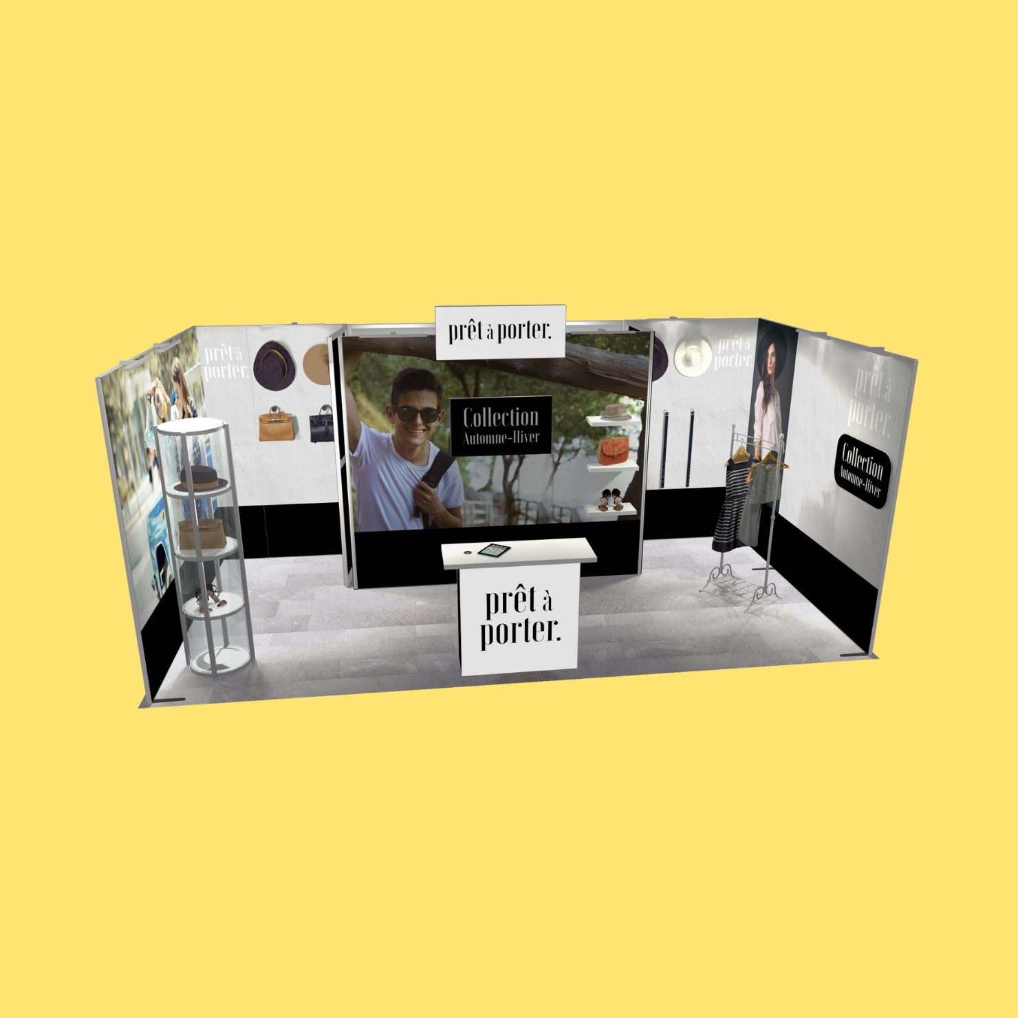 H-Line Panoramic Messestand – HM-Stand 35