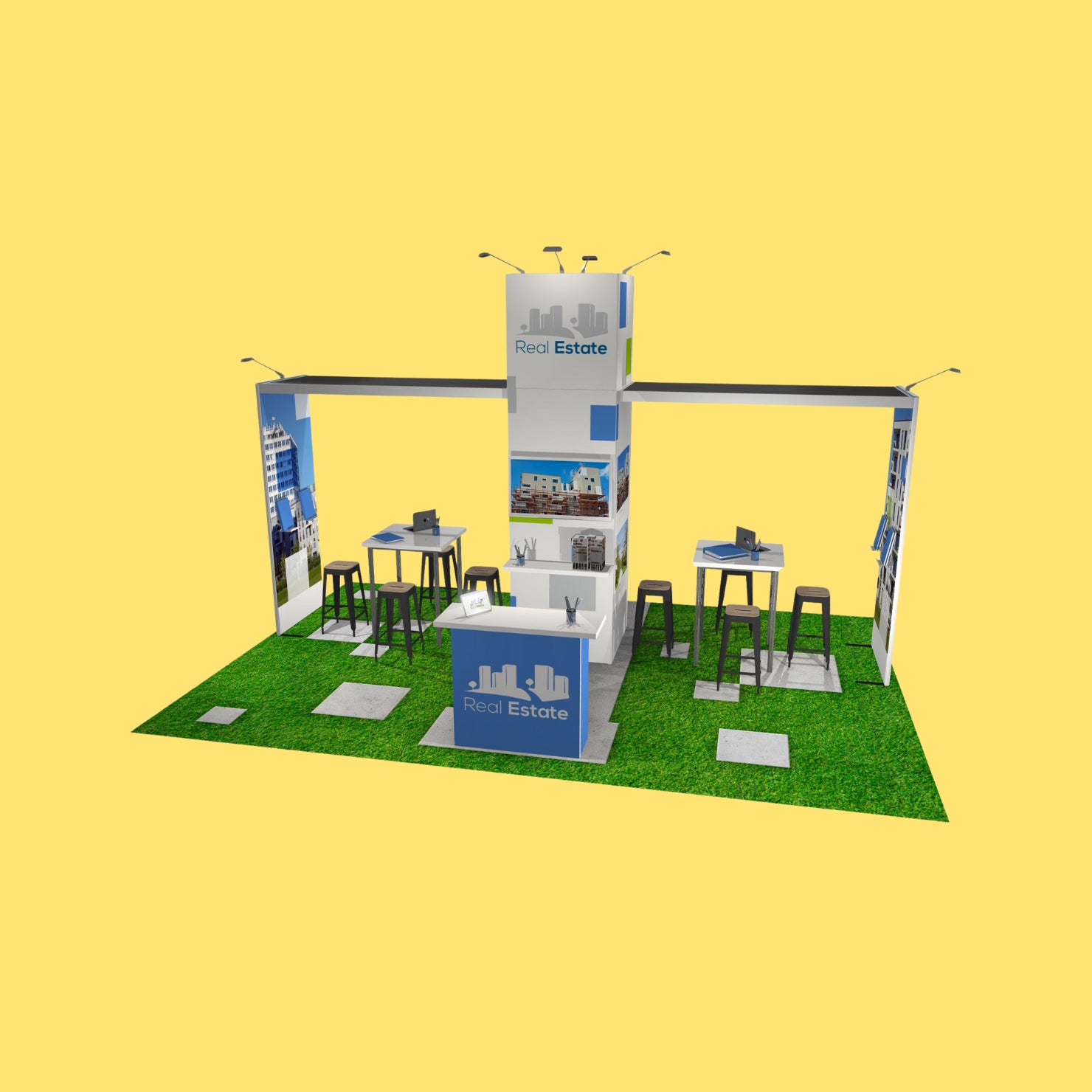 H-Line Panoramic Messestand – HM-Stand 36