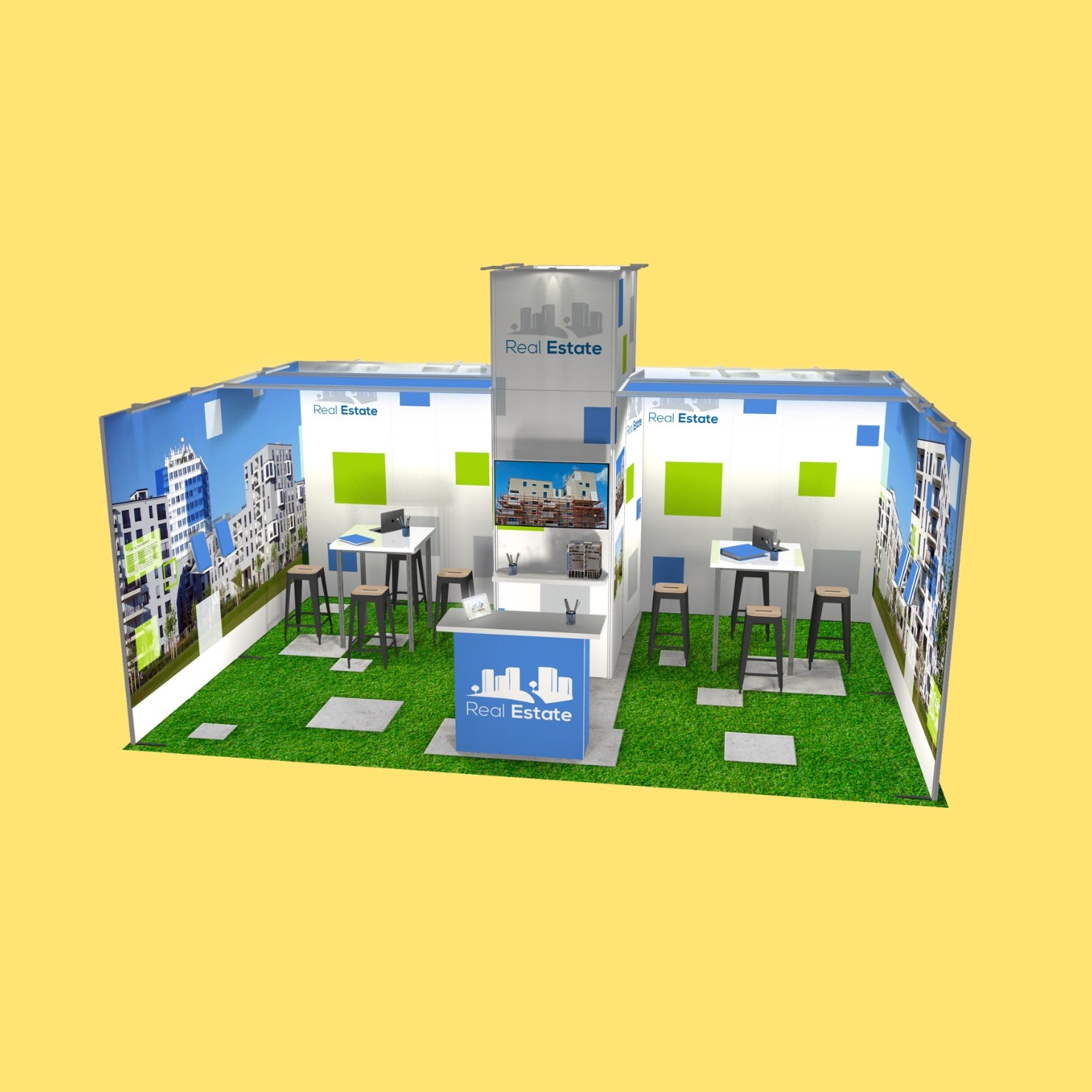 H-Line Panoramic Messestand – HM-Stand 36