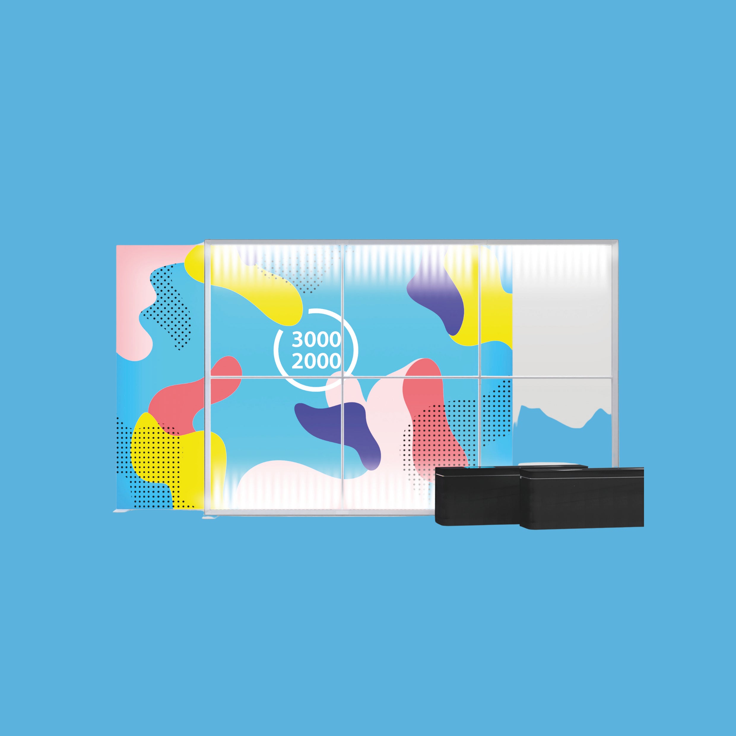 PIXLIP GO Lightbox inkl. Stoffdruck