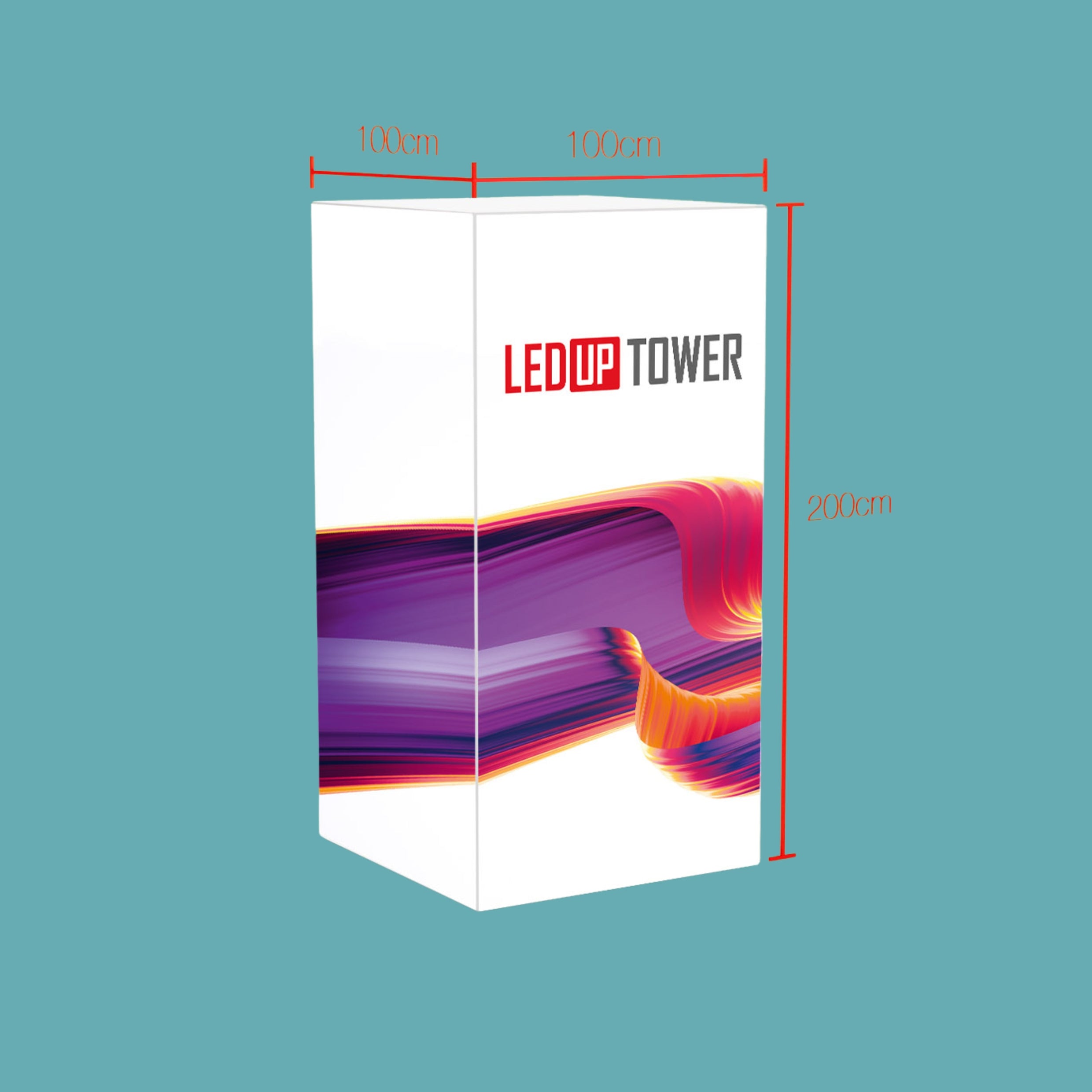 LEDUP TOWER inkl. Stoff und ABS Transportkoffer