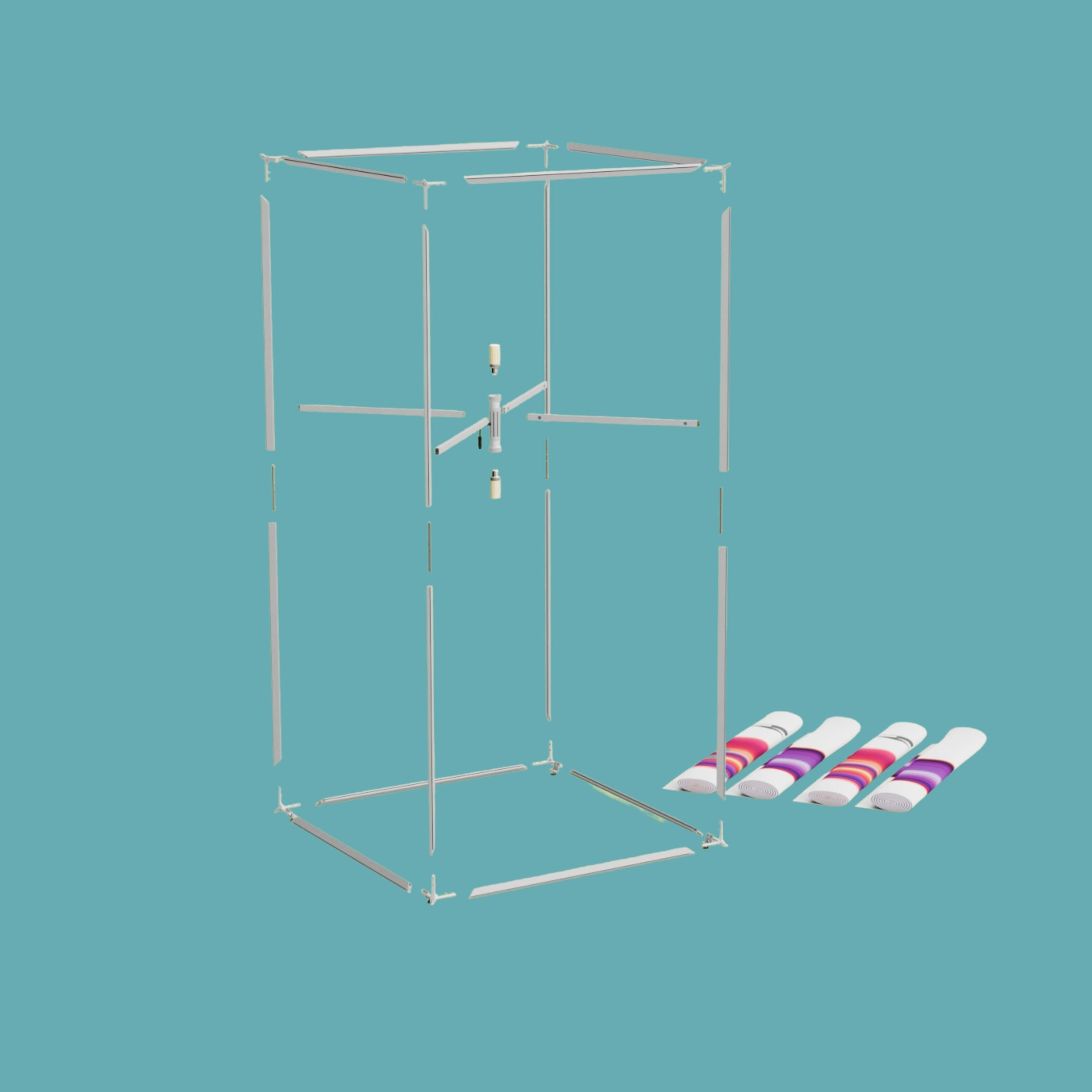 LEDUP TOWER inkl. Stoff und ABS Transportkoffer