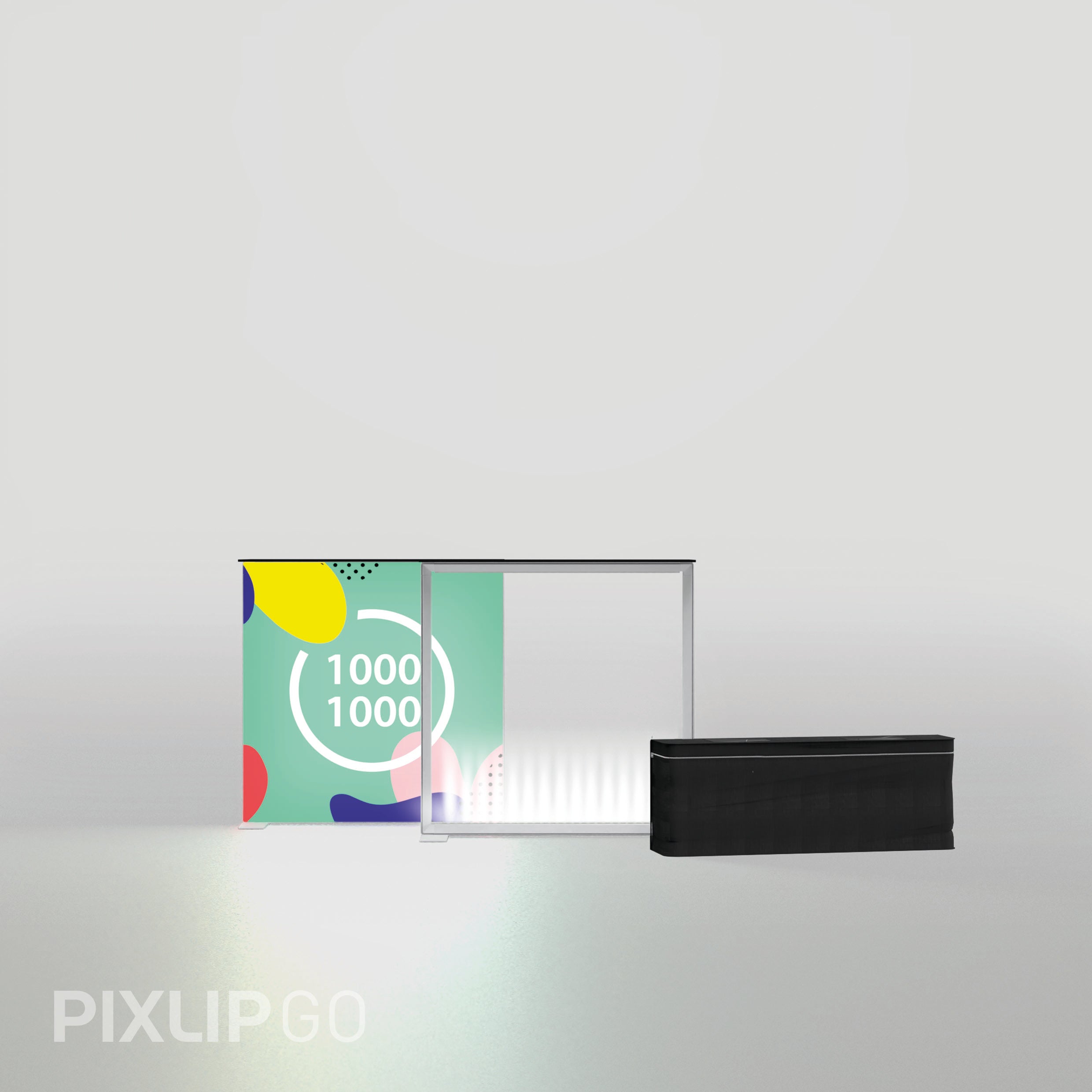 PIXLIP GO Lightbox inkl. Stoffdruck