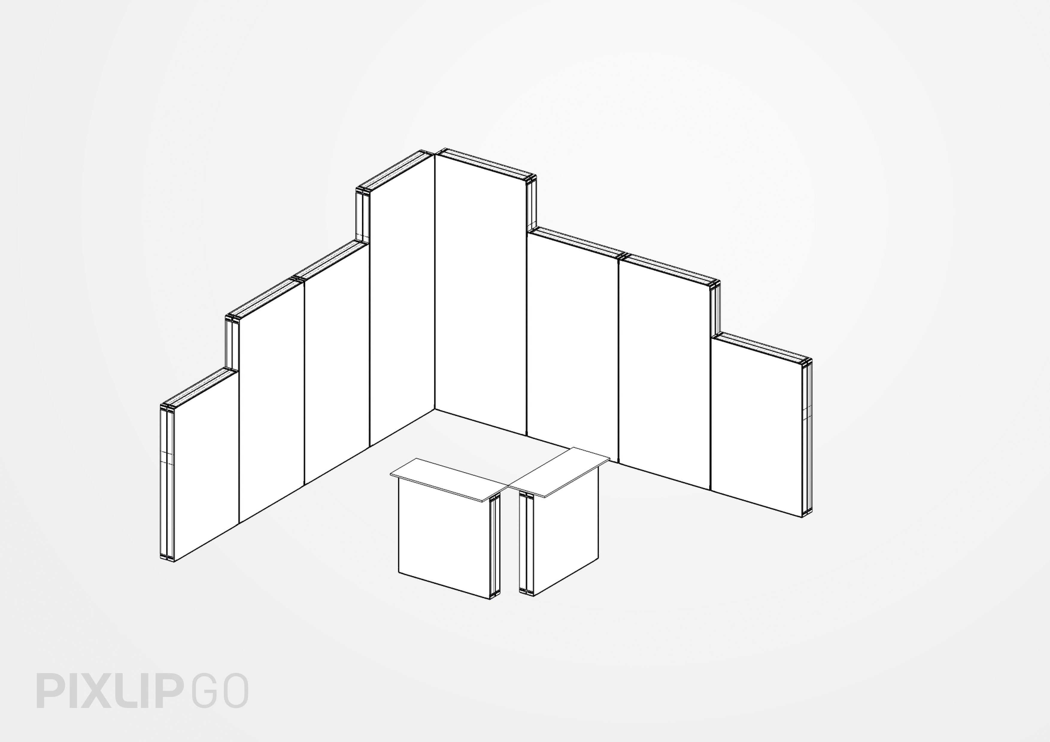 PIXLIP GO Stoffdruck ohne System