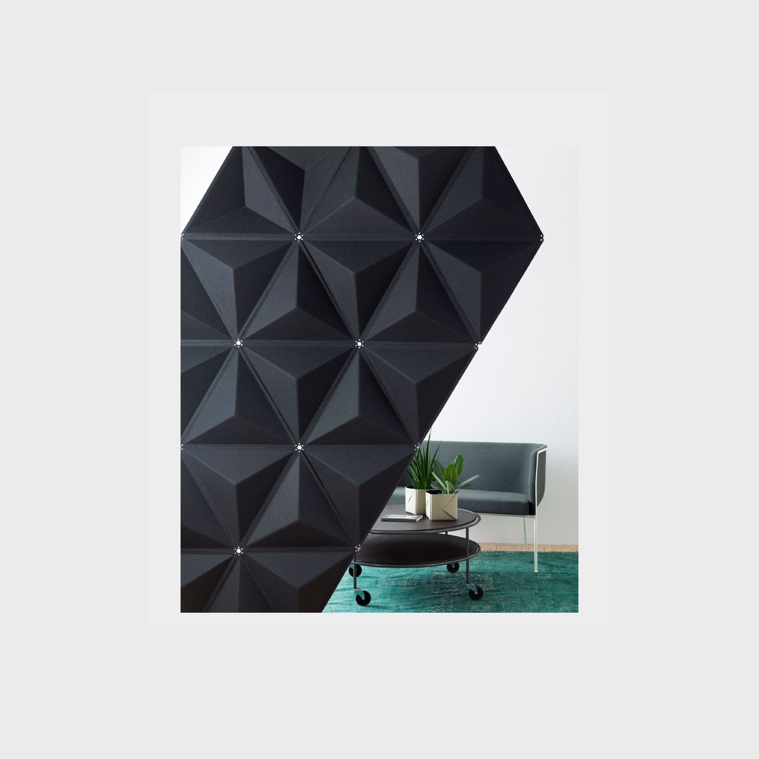 Aircone 3D-Akustikelement – Sechseckform (10er-Set)