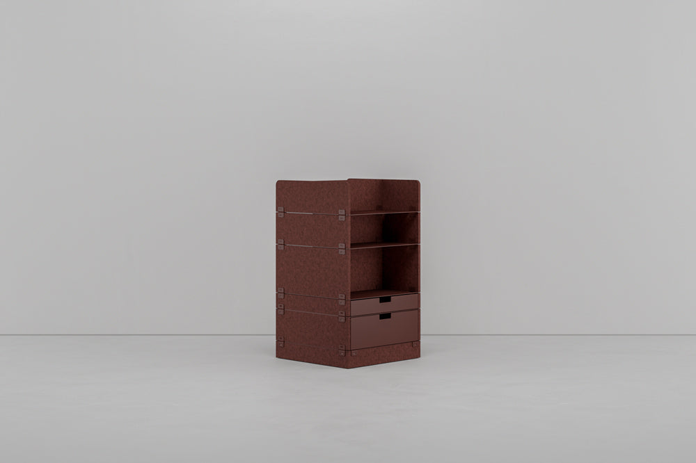 KUHN LAYERS Store – Modulares Stauraumelement mit akustischer Wirkung