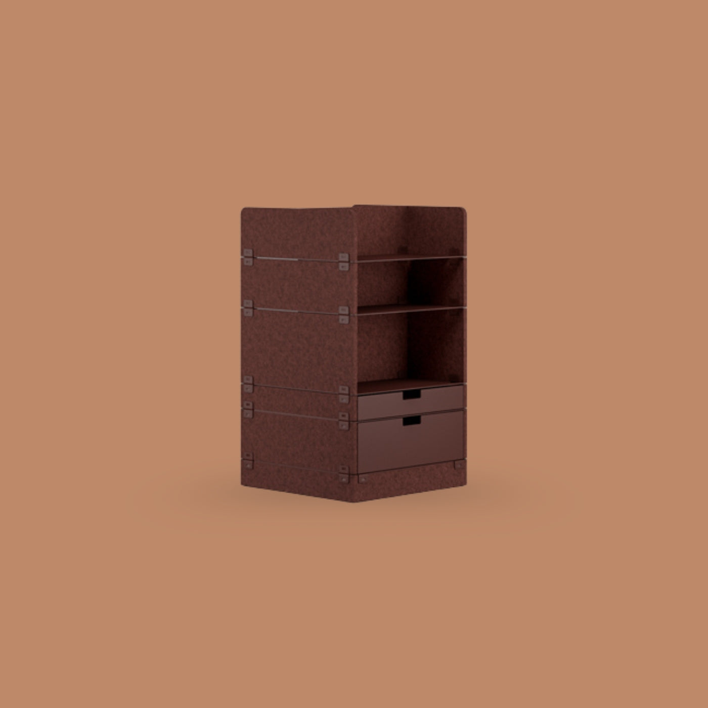 KUHN LAYERS Store – Modulares Stauraumelement mit akustischer Wirkung