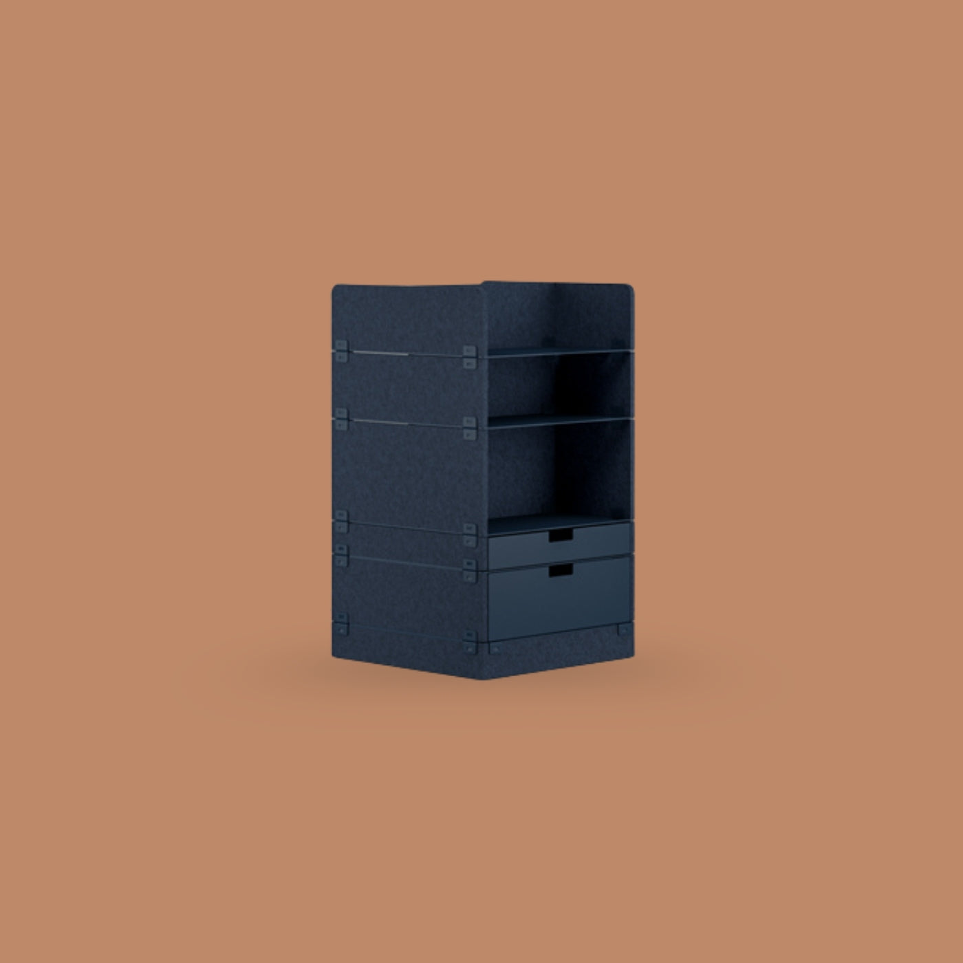 KUHN LAYERS Store – Modulares Stauraumelement mit akustischer Wirkung