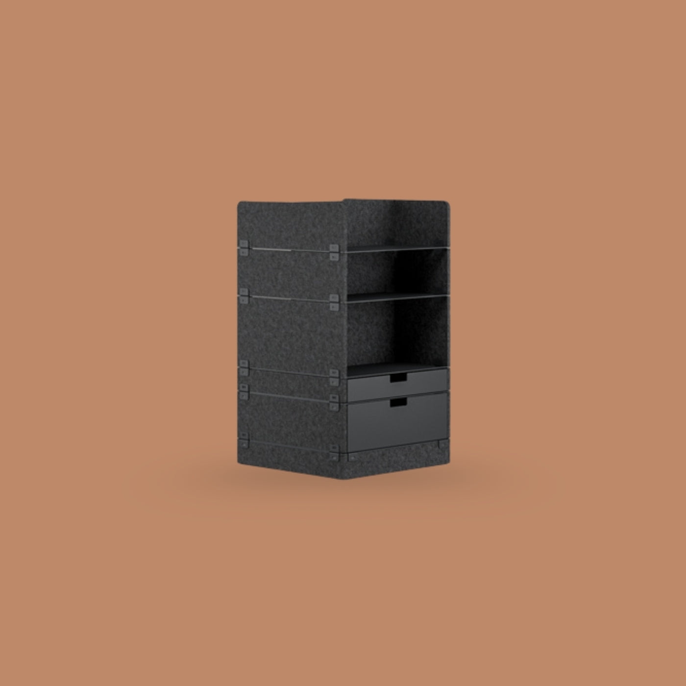 KUHN LAYERS Store – Modulares Stauraumelement mit akustischer Wirkung