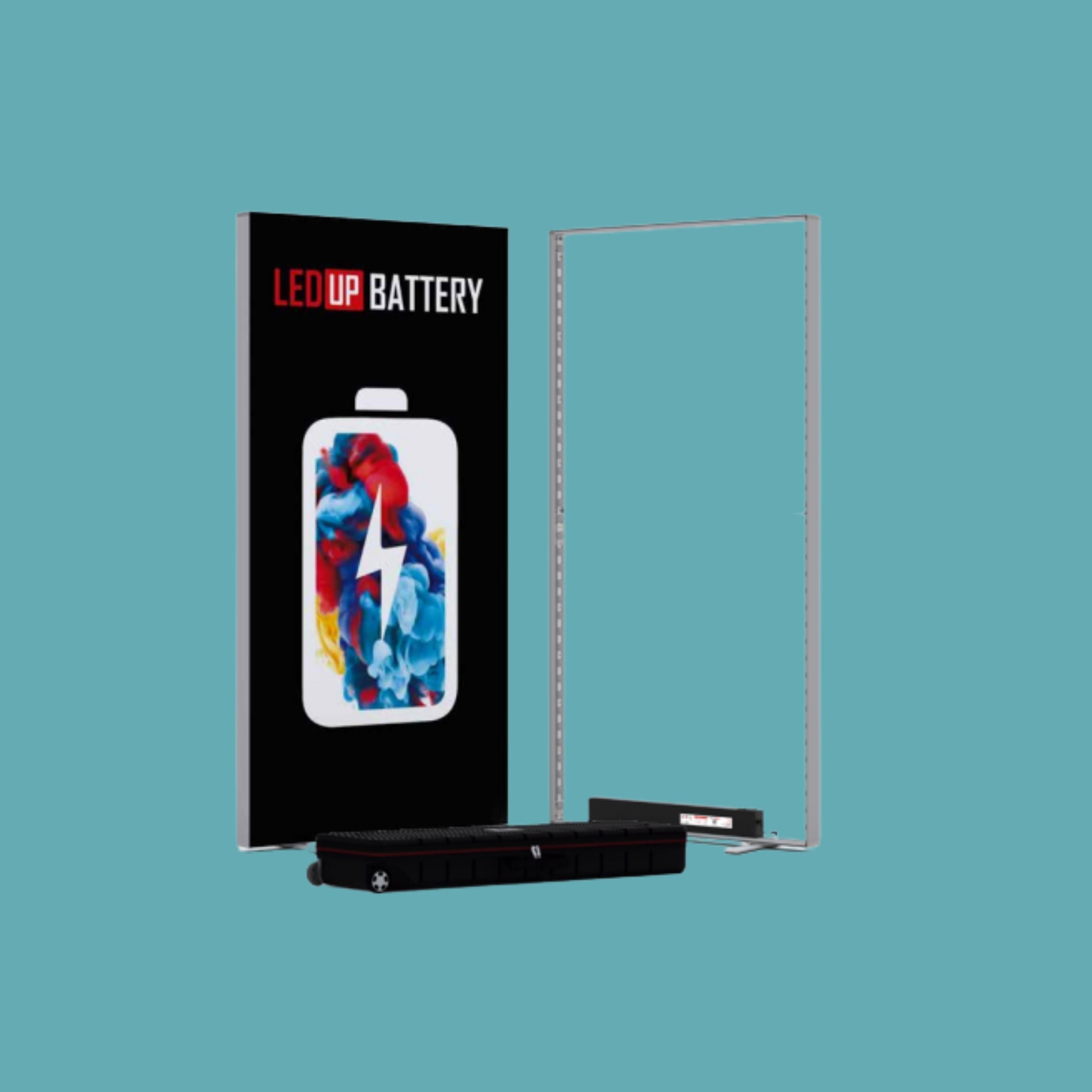 LEDUP BATTERY inkl. Stoff und ABS Transportkoffer