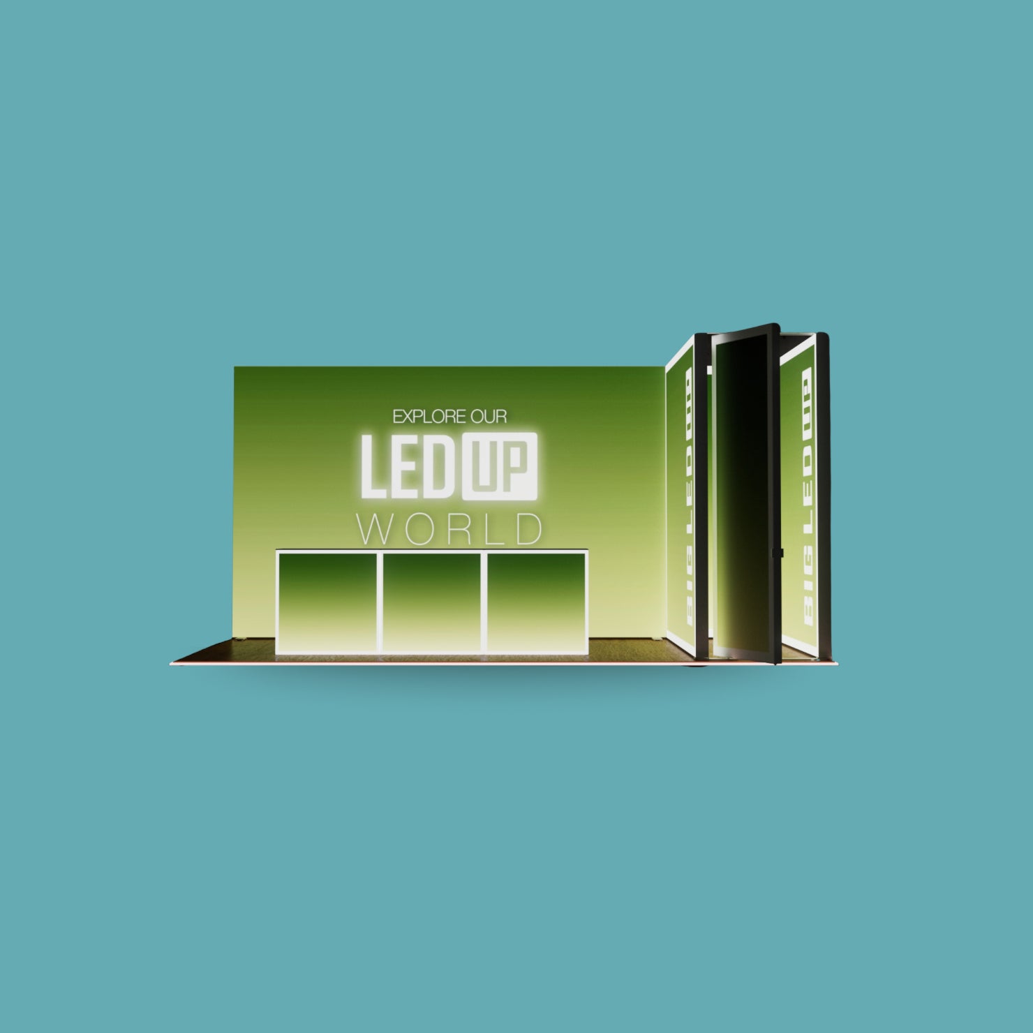 BIG LEDUP Messeset SAGE 6×3