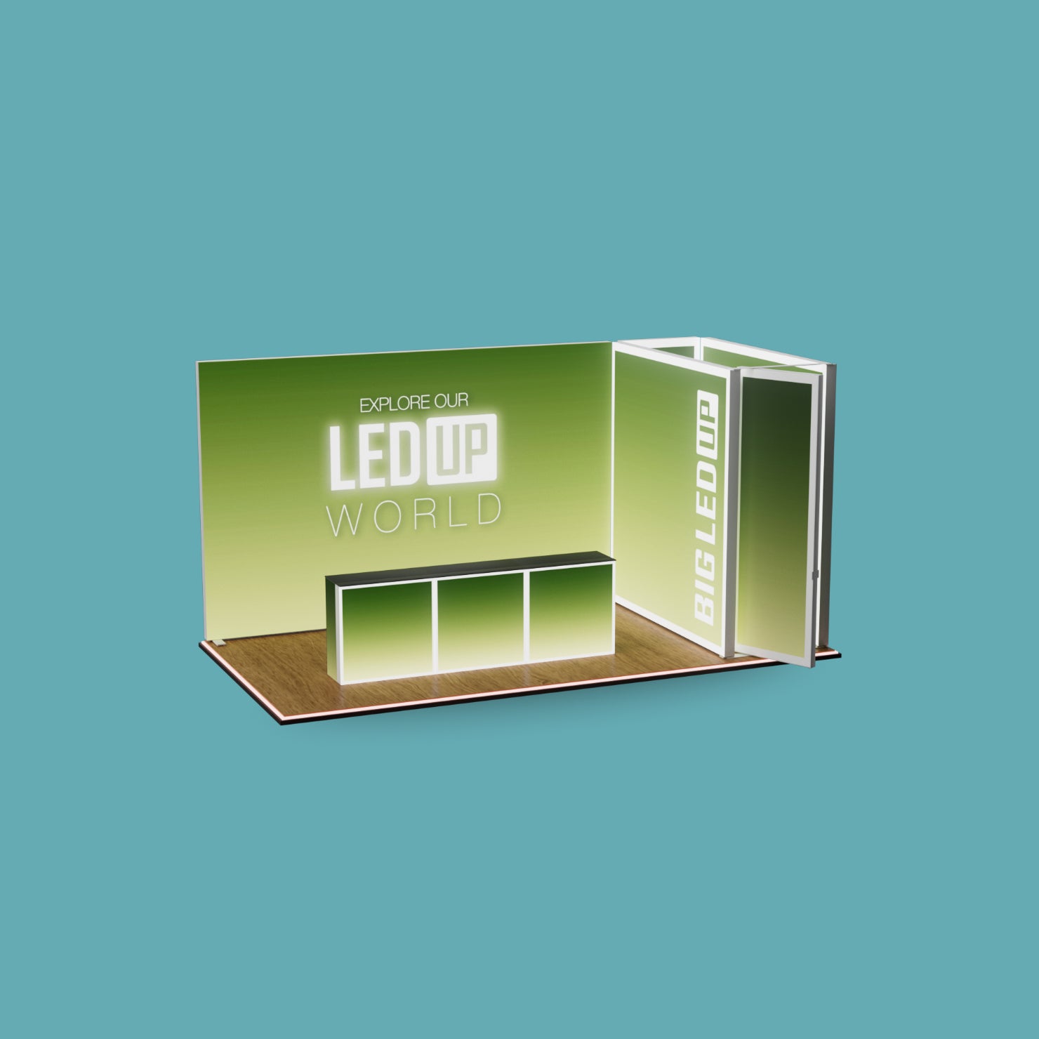 BIG LEDUP Messeset SAGE 6×3